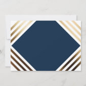 Invitation Gala des Business Awards Elegant Gold & Navy (Dos)