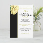 Invitation Gala d'évènement Elegant Blanc, Black Charity (Debout devant)