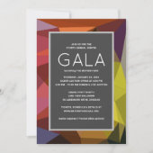 Invitation Gala Gala Géométrique (Devant)