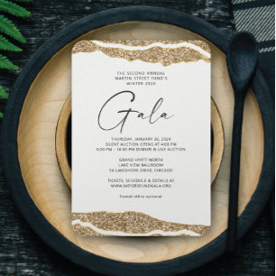 Invitation Gala Gold Layers