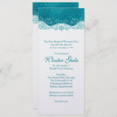 Invitation Gala Snowflake d'hiver collecte de fonds Corporate (Devant / Derrière)