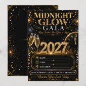 Invitation Galas de la Lumière de Minuit (Devant / Derrière)