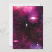 Invitation Galaxie (Devant)