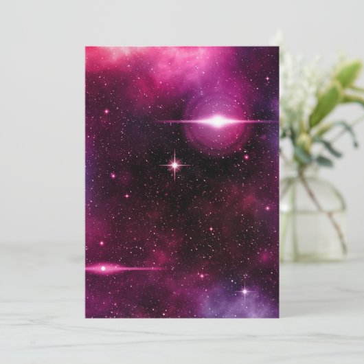 Invitation Galaxie (Debout devant)