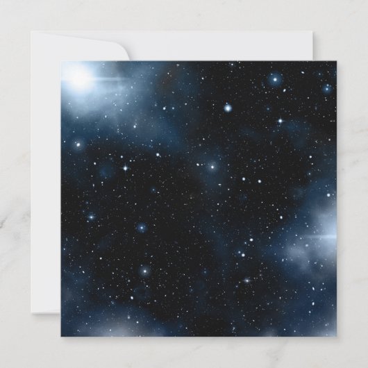 Invitation Galaxie (Devant)