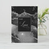 Invitation *~* Galaxie céleste spatiale Cosmos Nebula Mariage (Debout devant)