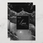 Invitation *~* Galaxie céleste spatiale Cosmos Nebula Mariage (Devant / Derrière)