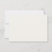 Invitation Galaxie mince (Dos)