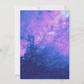 Invitation Galaxie rose     (Devant)