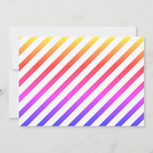 Invitation galaxie spatiale licorne (Dos)