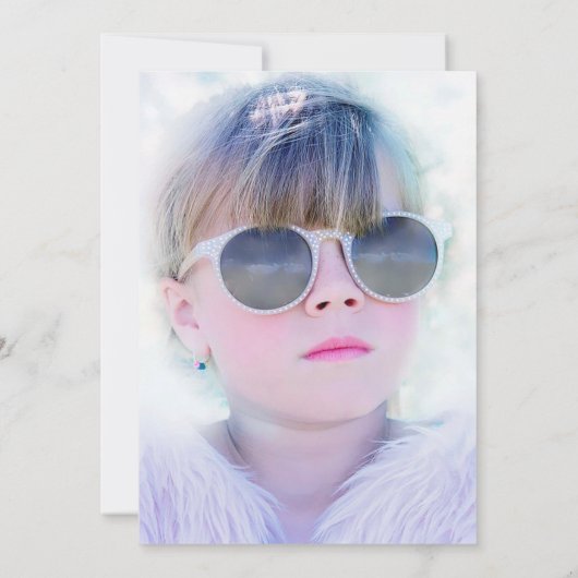 Invitation Galaxy Agate Photo Bat mitzvah (Dos)