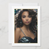 Invitation Galaxy Agate Quinceañera Photo (Dos)