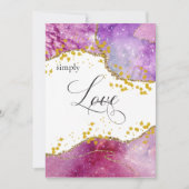 Invitation *~* Galaxy Cosmos Space SIMPLEMENT AIMER les étoil (Devant)