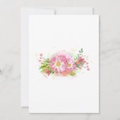 Invitation Galaxy Rainbow Floral Unicorn Baby shower (Dos)