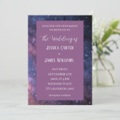 Invitation Galaxy Starry Night Espace extra-atmosphérique Mar (Debout devant)