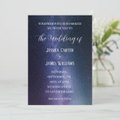 Invitation Galaxy Starry Night Espace extra-atmosphérique Mar (Debout devant)