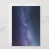 Invitation Galaxy Starry Night Espace extra-atmosphérique Mar (Dos)