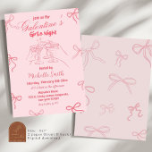 Invitation Galentine Day Dessiné à la Main