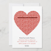 Invitation Galentine xoxo Saint-Valentin Moderne (Devant)