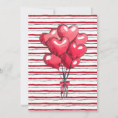 Invitation Galentine's Bash Soirée entre filles Fête de la Sa (Dos)