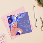 Invitation Galentine's Day Brunch Moderne Fille Floral