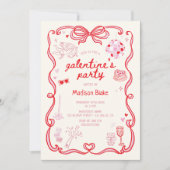 Invitation Galentine's Day Party (Devant)
