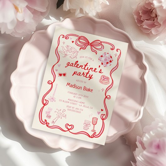Invitation Galentine's Day Party