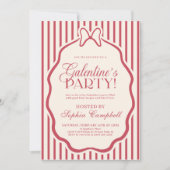 Invitation Galentine's Day Party Girls Valentine (Devant)