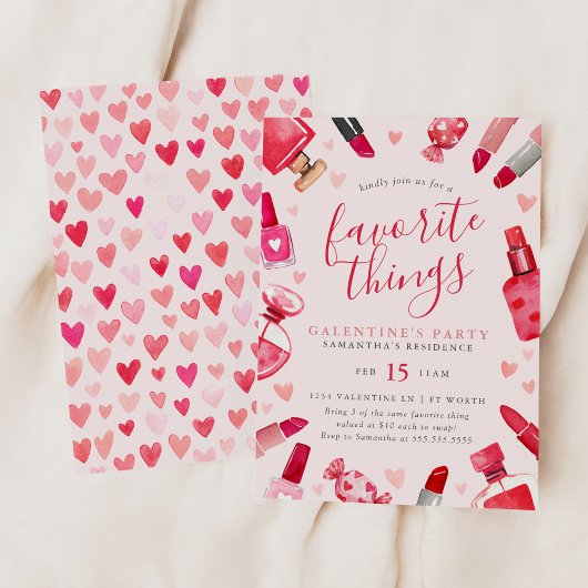 Invitation Galentine's Favorite Things Party