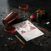 Invitation Galentine's Martini Fantaisiste