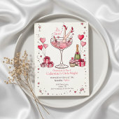 Invitation Galentine's Martini Fantaisiste