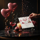 Invitation Galentine's Martini Fantaisiste