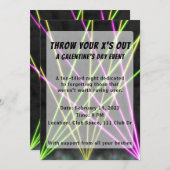 Invitation Galentines thématiques EDM (Devant / Derrière)