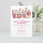 INVITATION GALENTINES VALENTINE'S DAY CUPID CAFÉ MUG SWEETS (Debout devant)