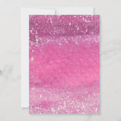 Invitation Galentin's Day Night Out Pink Heart Gem Sparkle (Dos)