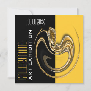 Invitation Galerie d'exposition de bijoux en art PERSONNALISE