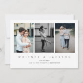 Invitation Galerie Multiphoto Enregistrer la date (Devant)