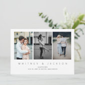 Invitation Galerie Multiphoto Enregistrer la date (Debout devant)