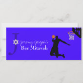 Invitation Game On! Basket ✡ Bar Mitzvah (Devant)