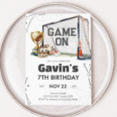 Invitation Game On Soccer Boy Birthday