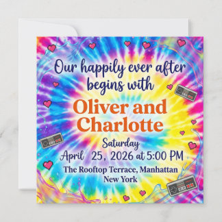 Invitation Gamer Wedding
