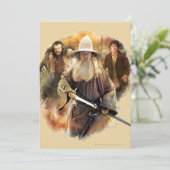 Invitation Gandalf, THORIN OAKENSHIELD™ & BILBO BAGGINS™ (Debout devant)