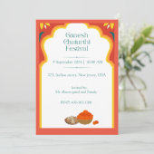 Invitation ganesh chaturthi (Debout devant)