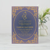 Invitation Ganesh Chaturthi Puja (Debout devant)