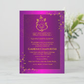 Invitation Ganesh Chaturthi Puja (Debout devant)