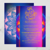 Invitation Ganesh Chaturthi Puja (Devant / Derrière)