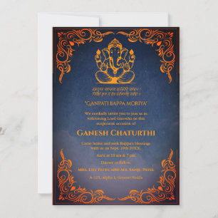 Invitation Ganesh Chaturthi Puja