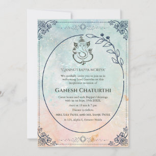 Invitation Ganesh Chaturthi Puja