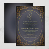 Invitation Ganesh Chaturthi Puja (Devant / Derrière)