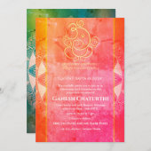 Invitation Ganesh Chaturthi Puja (Devant / Derrière)